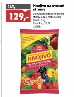 Hnojivo na ovocné stromy Forestina