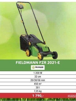 Elektrická sekačka FZR 2011-E Fieldmann