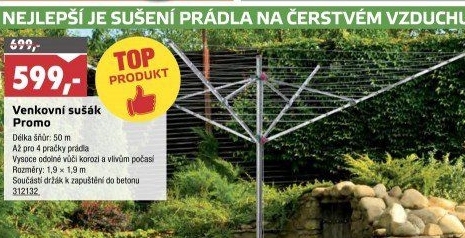 Zahradní sušák na prádlo Blome