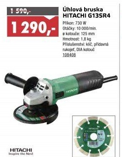Bruska úhlová G13SR4 Hitachi