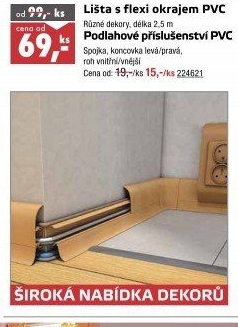 Koncovka na podlahovou lištu