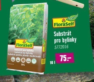 Substrát pro bylinky Floraself Nature