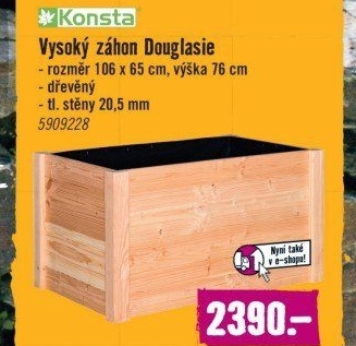 Záhon Konsta Douglasie