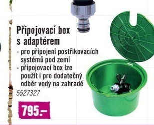 Přípojný box na vodu for_q