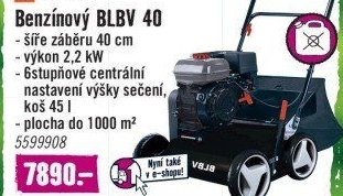 Benzínový vertikutátor BLBV 40