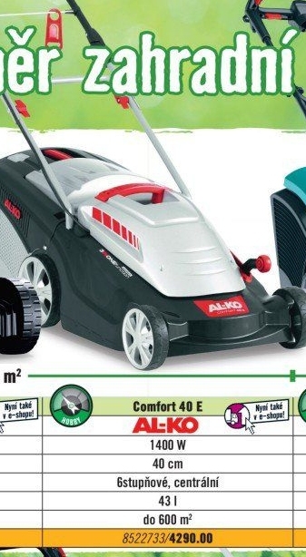 Elektrická rotační sekačka AL-KO Comfort 40 E