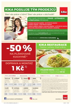 akční leták Kika nábytek 3.4.2017-23.4.2017