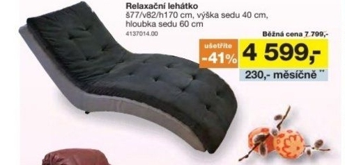 Relaxační lehátko Heaven