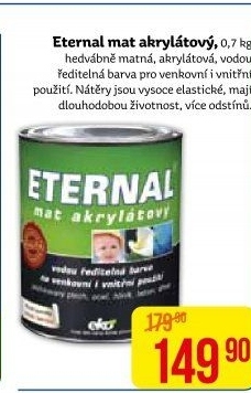 Akrylátová barva mat Eternal