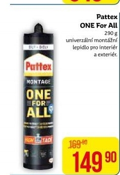 Univerzální montážní lepidlo Pattex One For All