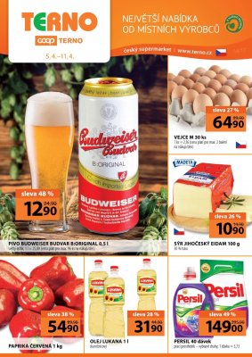 akční leták COOP 5.4.2017-11.4.2017