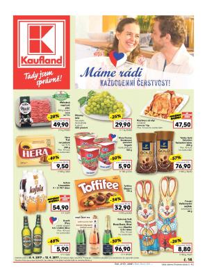 akční leták Kaufland 6.4.2017-12.4.2017