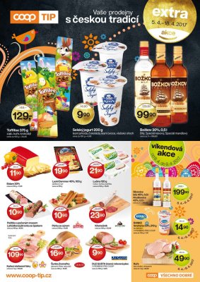 akční leták COOP 5.4.2017-18.4.2017