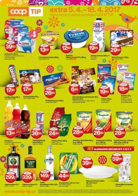 akční leták COOP 5.4.2017-18.4.2017