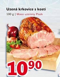 Uzená krkovice s kosti Maso uzeniny Písek