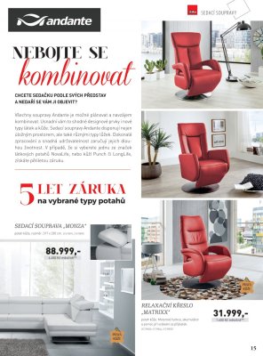 akční leták Kika nábytek 10.4.2017-30.6.2017
