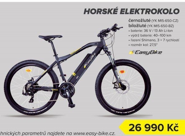 Horské elektrokolo EasyBike MI5