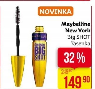 Řasenka the Colossal Big Shot Maybelline