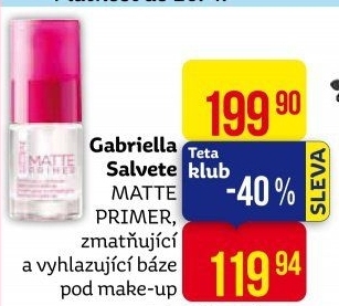Podkladová báze Matte Primer Gabriella Salvete