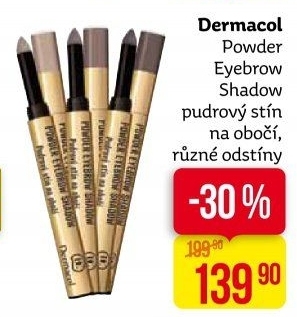 Pudrový stín na obočí Powder Eyebrow Shadow Dermacol