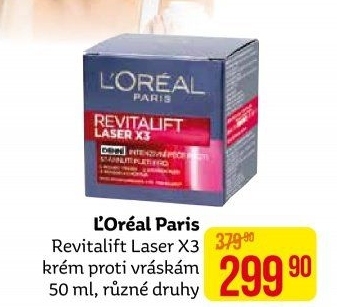 Krém pleťový proti vráskám Laser X3 Renew Revitalift L'Oréal