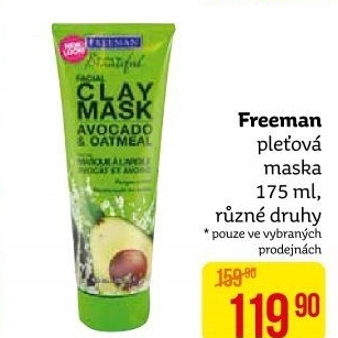 Maska pleťová Freeman