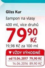 Šampon Gliss Kur Schwarzkopf