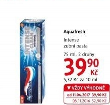 Pasta na zuby Intense Aquafresh