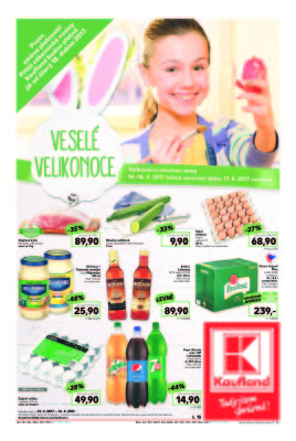 akční leták Kaufland 13.4.2017-19.4.2017