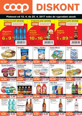 akční leták COOP 12.4.2017-25.4.2017