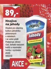 Tekuté hnojivo pro jahody Agro