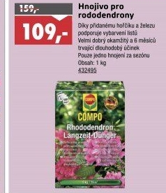 Hnojivo pro rododendrony Compo