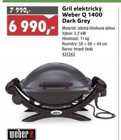 Elektrický gril Weber Q 1400