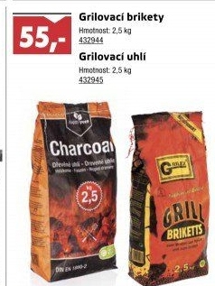 Brikety grilovací Grilex