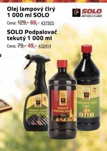 Podpalovač gelový na gril a krb Solo