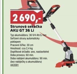 Sekačka strunová akumulátorová GT 36 Li Al-Ko