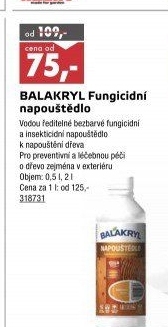 Fungicidní napouštědlo Balakryl