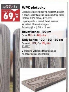 Dřevěná plotovka