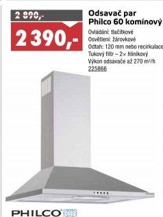 Komínový digestoř PEC 605 Philco