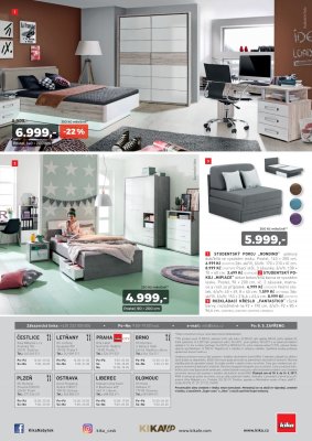 akční leták Kika nábytek 18.4.2017-14.5.2017