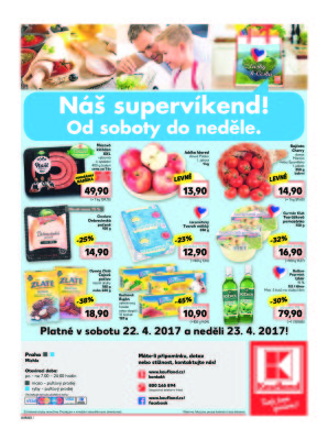 akční leták Kaufland 18.4.2017-26.4.2017