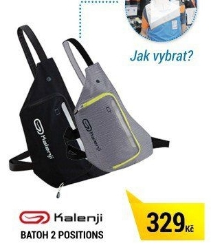 BATOH 2 POSITIONS ČERNÝ