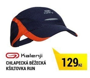 CHLAPECKÁ BĚŽECKÁ KŠILTOVKA RUN MODRO-ČERVENÁ