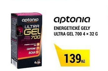 ENERGETICKÉ GELY ULTRA GEL 700 TŘEŠŇOVÉ 4 × 32 G