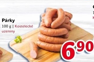 Párky Kostelecké uzeniny