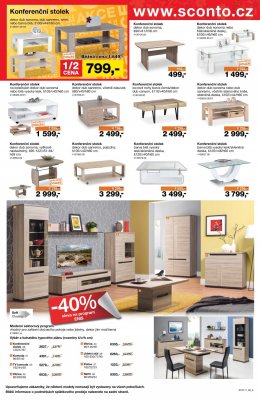 akční leták Sconto nábytek 26.4.2017-16.5.2017