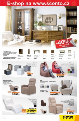 akční leták Sconto nábytek 26.4.2017-16.5.2017