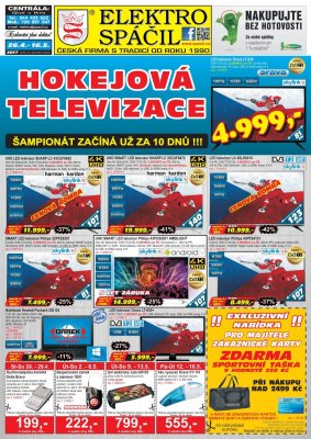 akční leták Elektro Spáčil 26.4.2017-16.5.2017