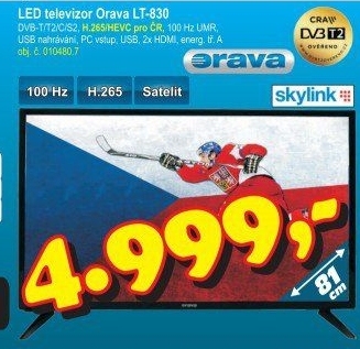 LED televize Orava LT-830