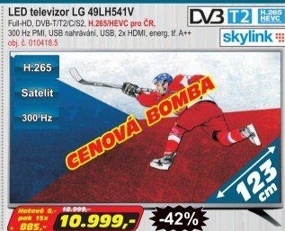 Full HD LED televize LG 49LH541V
